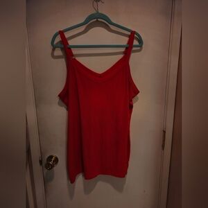 Torrid Red V-Neck Adjustable Strap Camisole